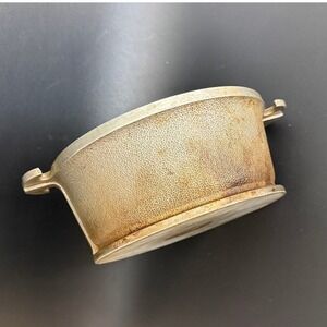 Vintage Guardian Service Hammered Aluminum Round‎ Roaster Dutch Oven Pot 9 inch